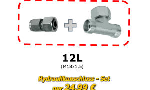 Hydraulik Set T-Verschraubung 12L