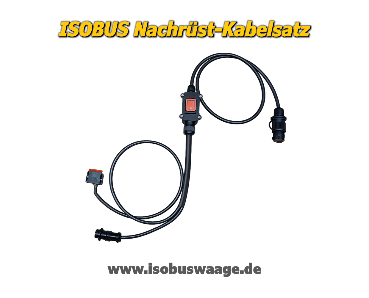 ISOBUS Anschlusskabelsatz für JetView Mobile mit ISOBUS InCab Dose ...